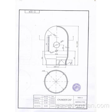 BIFMA X5.1 Cilindro de gas de columna negra de alta presión